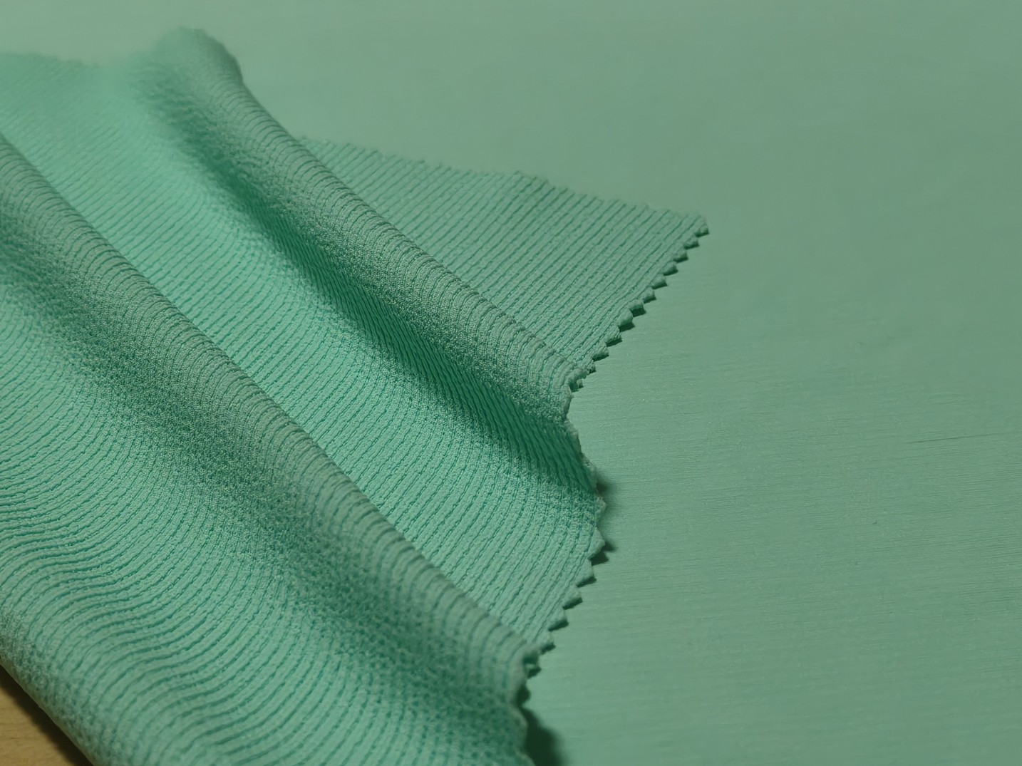 Poly-Spandex Crinkle Fabric - View 2