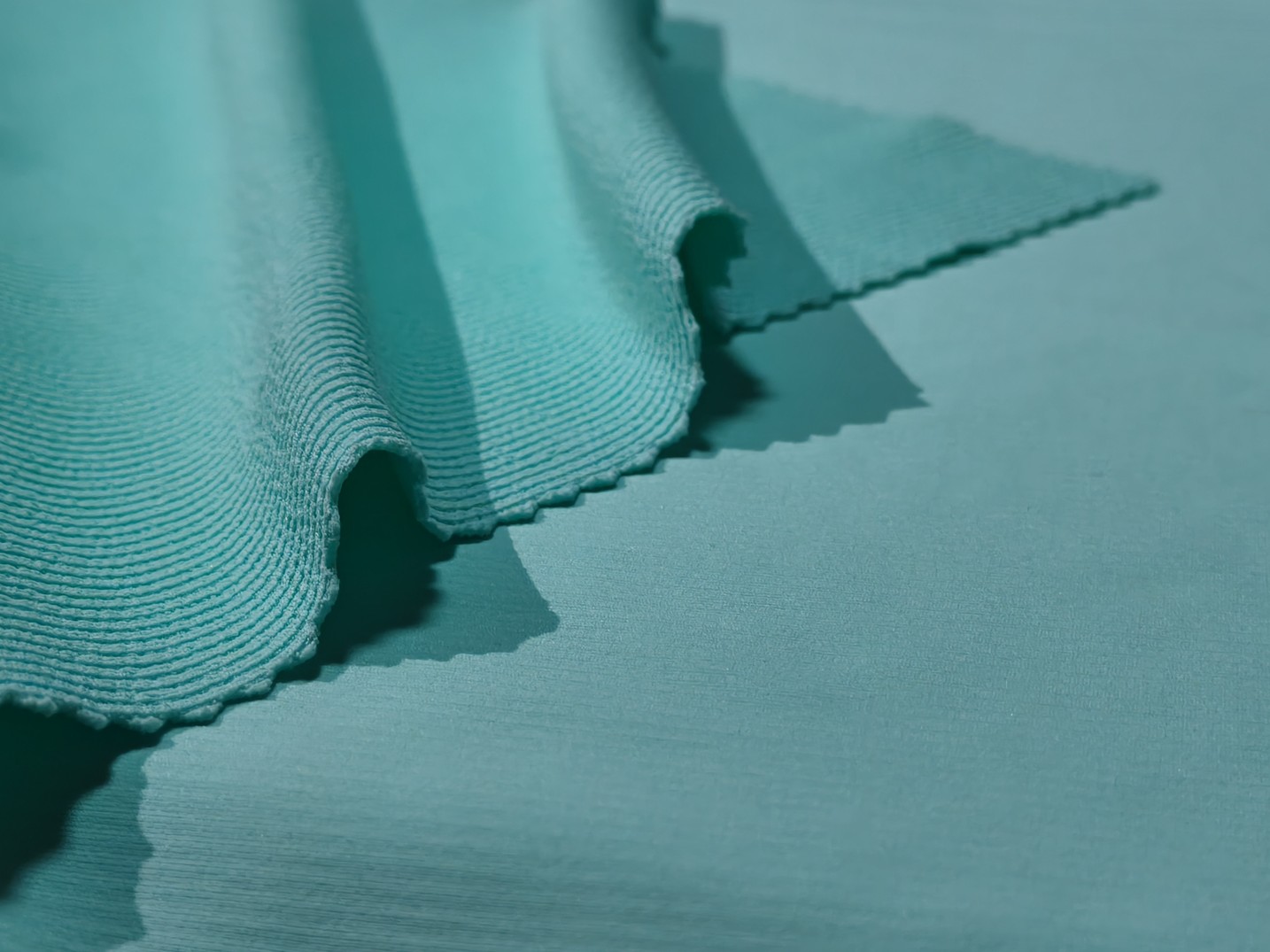 Poly-Spandex Crinkle Fabric - View 3