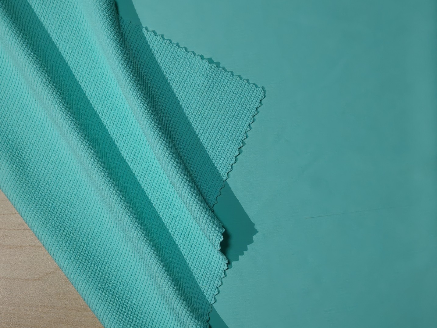 Poly-Spandex Crinkle Fabric - View 4